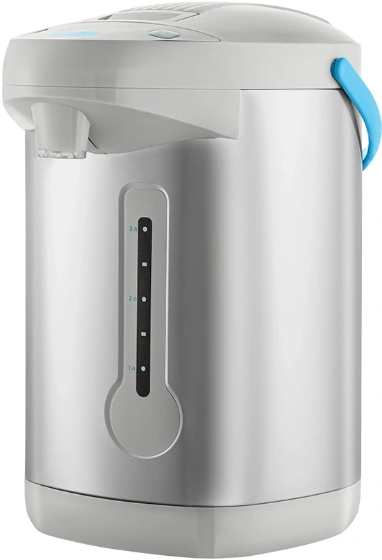 Термопот Kitfort КТ-2531 4л. 750Вт серебристый/голубой  