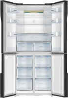 Холодильник Maunfeld MFF181NFSB 3-хкамерн. черный глянц. инвертер