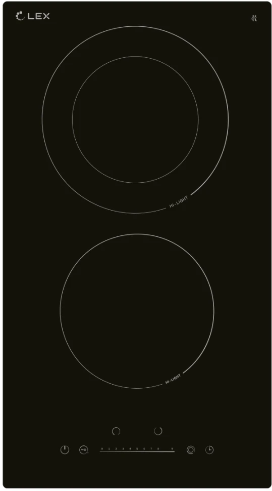 Варочная поверхность Lex EVH 321A BL черный  