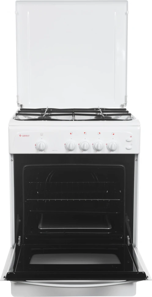 Плита Газовая Gefest ПГ 1200-С6 К33 белый (металлическая крышка) реш.сталь  