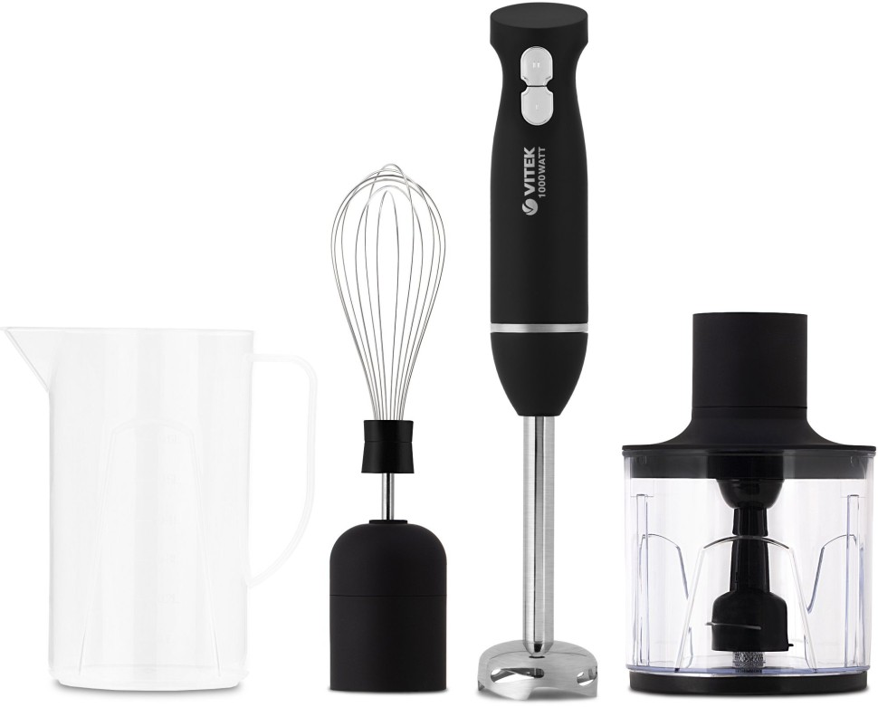 Блендер погружной Vitek VT-8527 1000Вт черный  