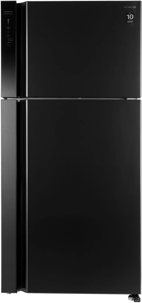 Холодильник Hitachi R-V660PUC7-1 BBK 2-хкамерн. черный бриллиант глянц. инвертер  