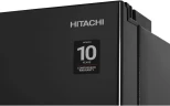 Холодильник Hitachi R-V660PUC7-1 BBK 2-хкамерн. черный бриллиант глянц. инвертер  