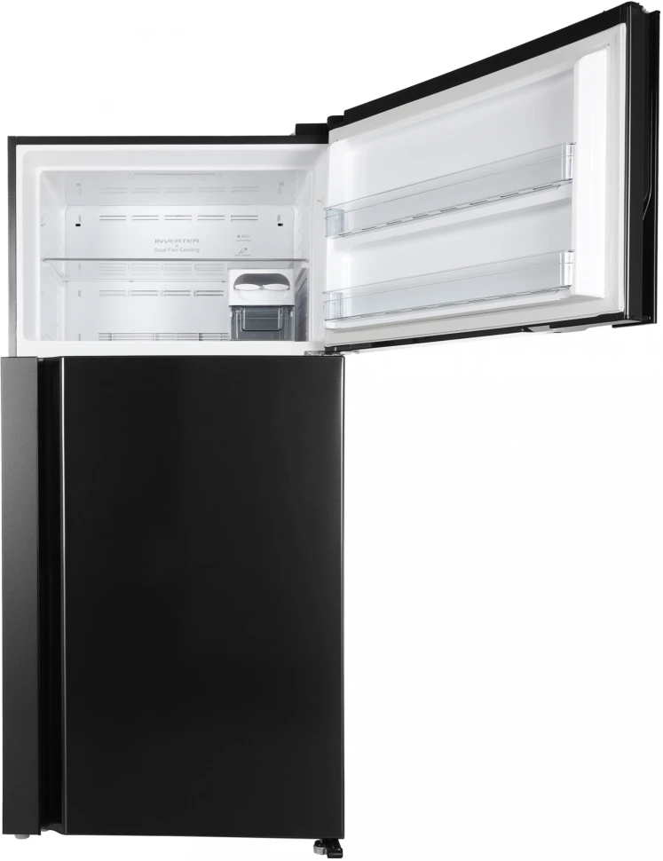 Холодильник Hitachi R-V660PUC7-1 BBK 2-хкамерн. черный бриллиант глянц. инвертер  