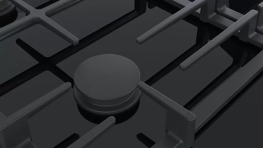 Газовая варочная поверхность Bosch PRP6A6D70R черный  