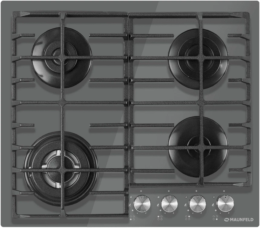 Газовая варочная поверхность Maunfeld EGHG.64.63CDGR/G графит  