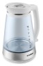 Чайник электрический Hyundai HYK-G3037 1.9л. 3000Вт белый/прозрачный корпус: стекло/пластик  