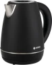 Чайник электрический Vitek VT-1161 1.7л. 2200Вт черный корпус: сталь  