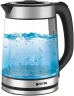 Чайник электрический Vitek VT-1179 1.8л. 2200Вт серебристый корпус: стекло/металл  