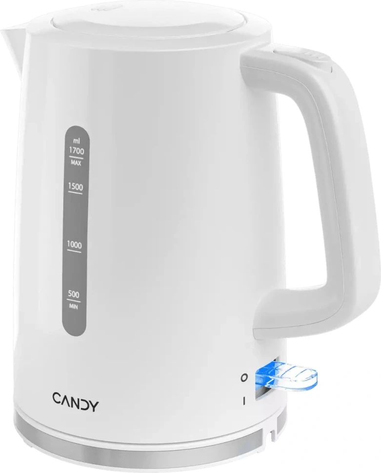 Чайник электрический Candy QA00A1M00RU 1.7л. 2200Вт белый корпус: пластик (CK-100)  