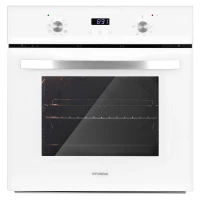 Духовой шкаф Электрический Hyundai HEO 6647 WG белый/серебристый
