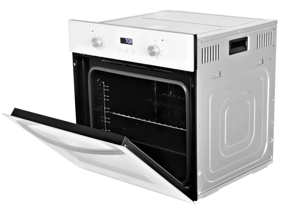 Духовой шкаф Электрический Hyundai HEO 6647 WG белый/серебристый