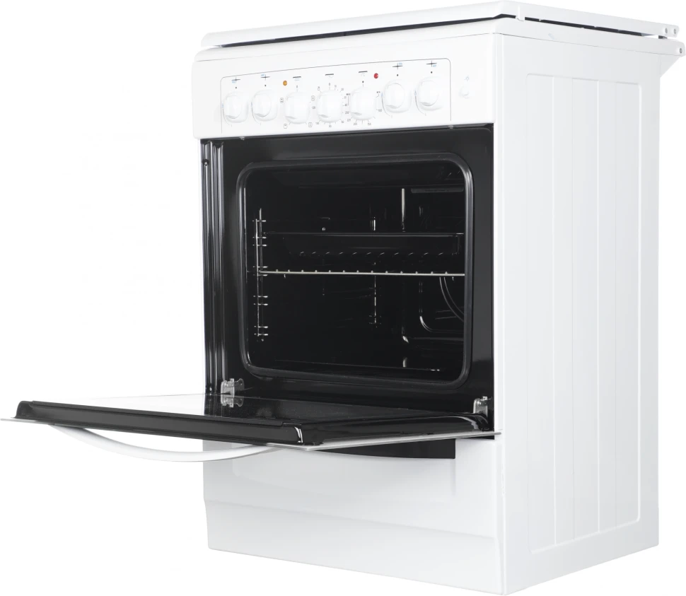 Плита Комбинированная Gefest ПГЭ 6102-02 0300 белый (металлическая крышка) реш.чугун  