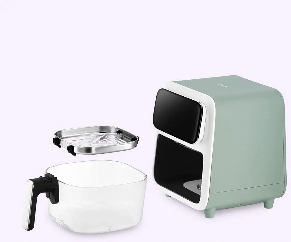 Аэрогриль Kitfort КТ-8147 4л 1800Вт серый/белый