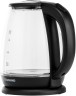 Чайник электрический Starwind SKS4517 1.7л. 2200Вт черный корпус: стекло/пластик  
