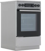 Плита Электрическая Gorenje GEC5C40XAOT серый стеклокерамика (без крышки)