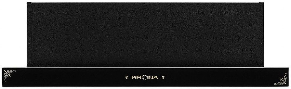 Вытяжка встраиваемая Krona Kamilla 600 Retro черный управление: кулисные переключатели (2 мотора)