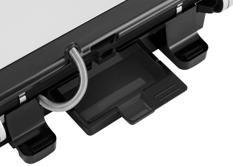 Электрогриль Hyundai HYG-4046 2200Вт черный/серебристый  