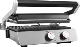 Электрогриль Hyundai HYG-4046 2200Вт черный/серебристый  
