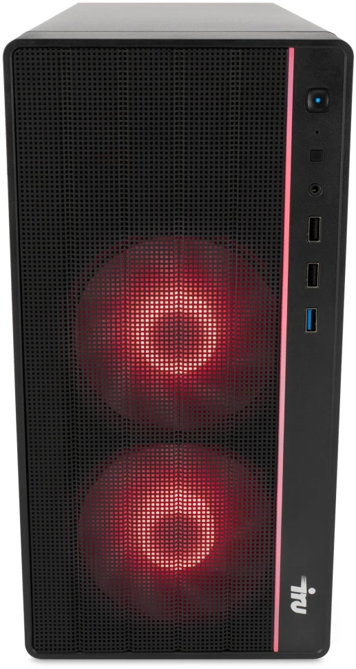 ПК IRU Tactio 310H6SEA MT i5 12400F (2.5) 32Gb SSD512Gb RTX5060 8Gb без ОС GbitEth 500W черный (RUS) (2165189)  