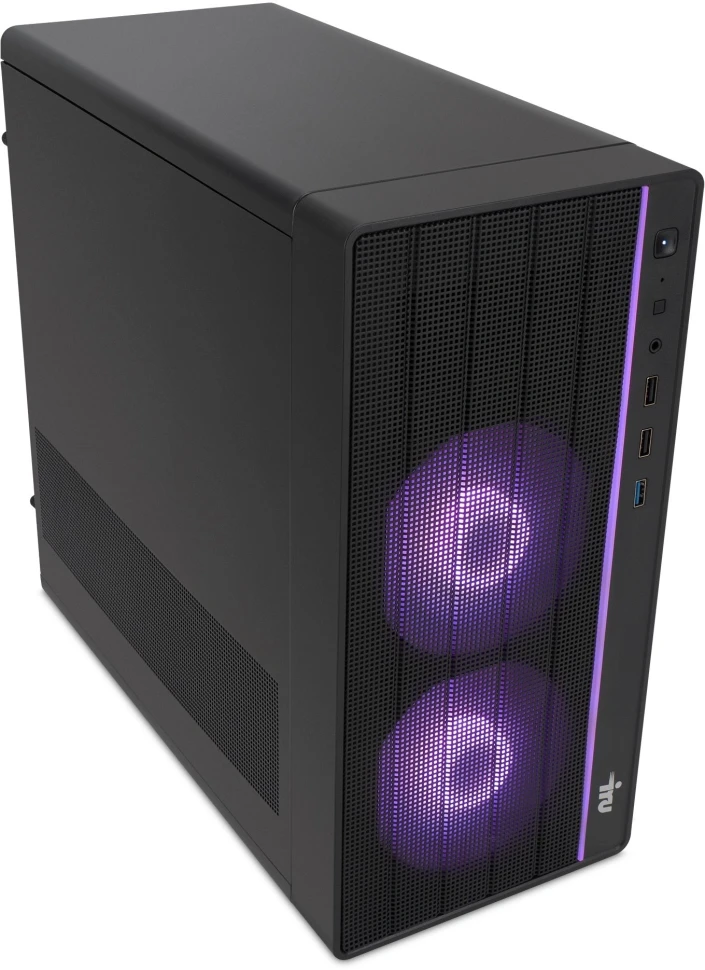 ПК IRU Tactio 310H6SEA MT i5 12400F (2.5) 32Gb SSD512Gb RTX5060 8Gb без ОС GbitEth 500W черный (RUS) (2165189)  