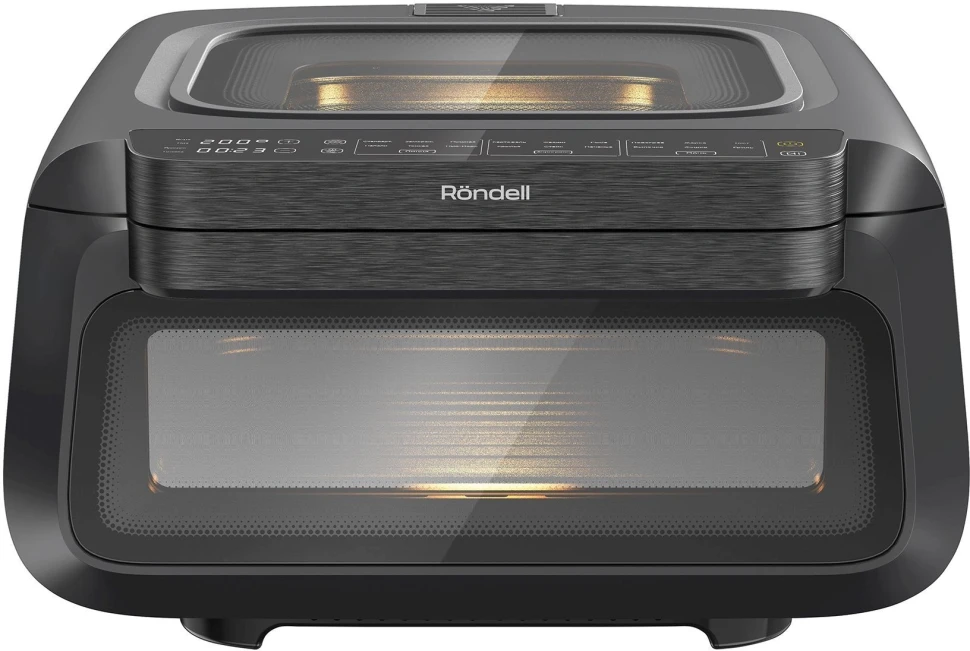 Аэрогриль Rondell RDE-AF111 13л 2100Вт черный/серебристый  