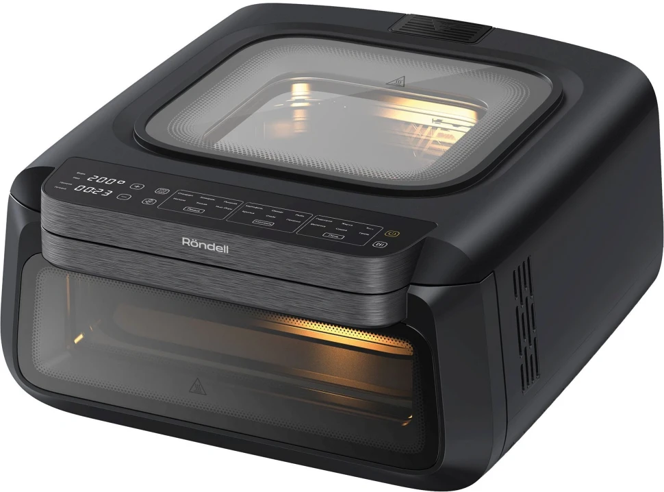 Аэрогриль Rondell RDE-AF111 13л 2100Вт черный/серебристый  