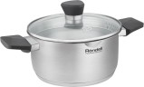 Кастрюля Rondell Strike Grey Ultra RDS-1949 4.8л. d=24см (с крышкой) стальной  