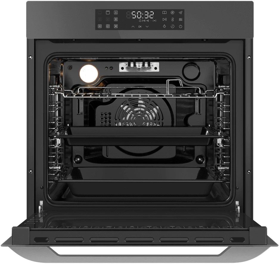 Духовой шкаф Электрический Maunfeld EOEH7614DGR темно-серый