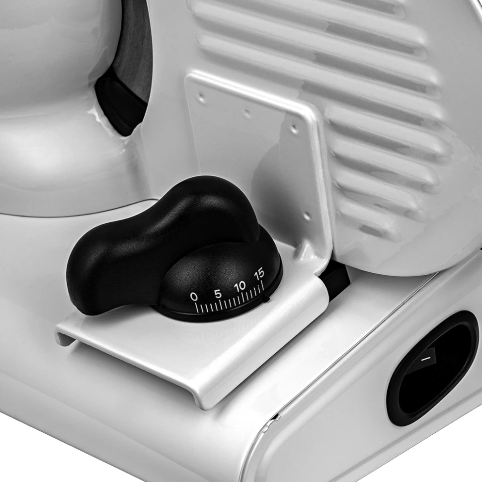 Ломтерезка Kitfort КТ-6269 150Вт (нарезка до 15мм) серебристый/черный