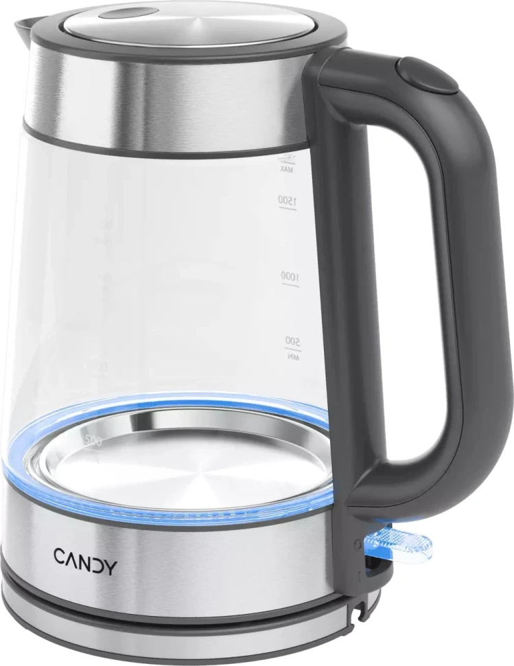 Чайник электрический Candy CK-303 1.8л. 2200Вт графит корпус: Металл/стекло/пластик  