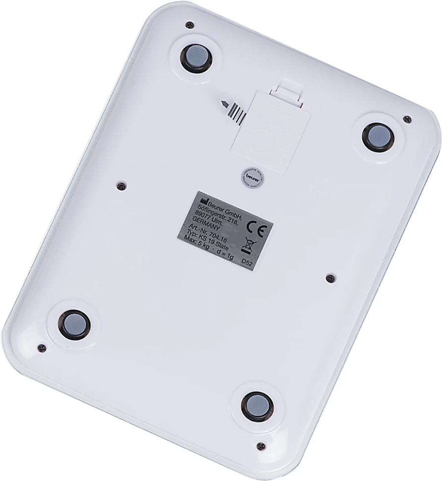 Весы кухонные электронные Beurer KS19 slate макс.вес:5кг рисунок