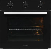 Духовой шкаф Электрический Hyundai HEO 6631 BG черное стекло