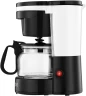 Кофеварка капельная Kitfort КТ-7486 550Вт черный/белый  