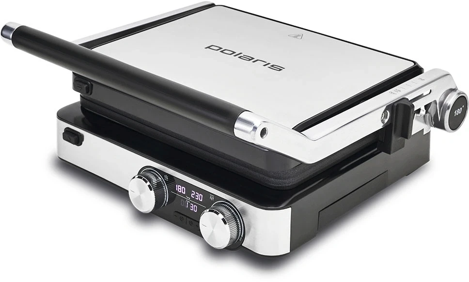 Электрогриль Polaris PGP 2302D 2000Вт серебристый  
