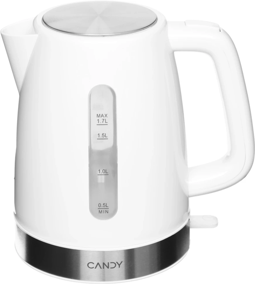 Чайник электрический Candy CK-101 1.7л. 2200Вт белый корпус: пластик