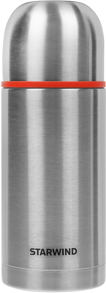 Термос Starwind 20-750 0.75л. серебристый/красный картонная коробка  