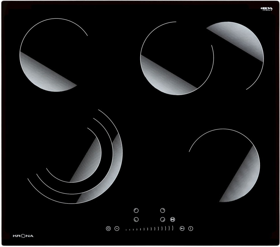 Варочная поверхность Krona BRILLARE 60 BL черный  