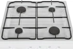 Плита Газовая Darina S GM 441 001 W белый/черный (без крышки) реш.сталь  