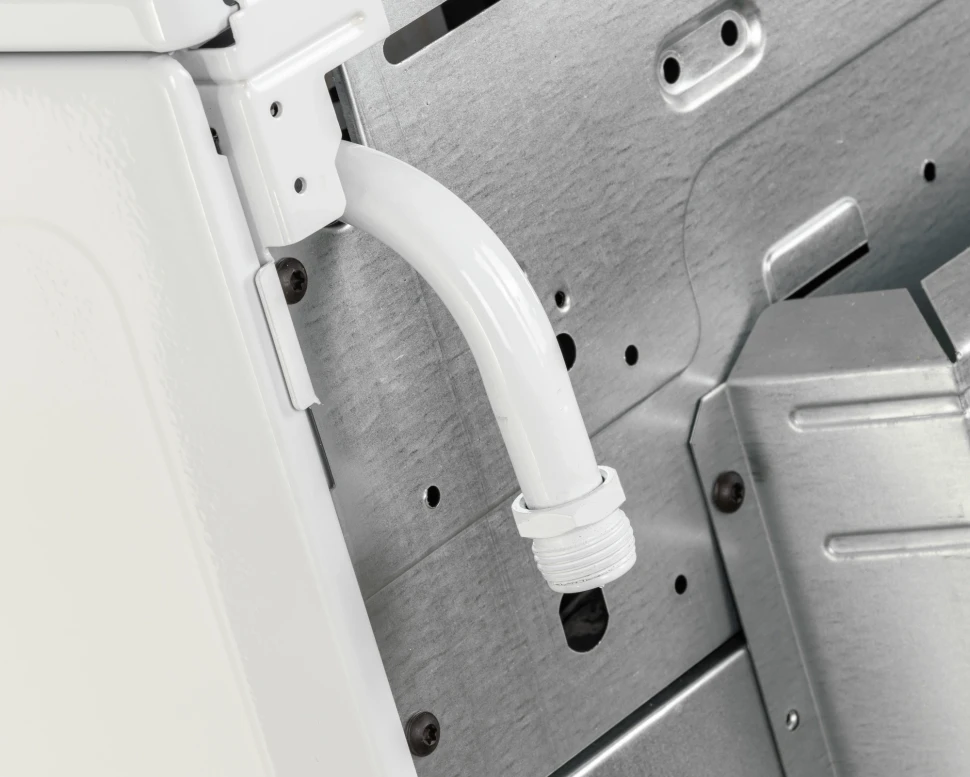 Плита Газовая Darina S GM 441 001 W белый/черный (без крышки) реш.сталь  