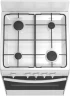 Плита Газовая Darina S GM 441 001 W белый/черный (без крышки) реш.сталь  