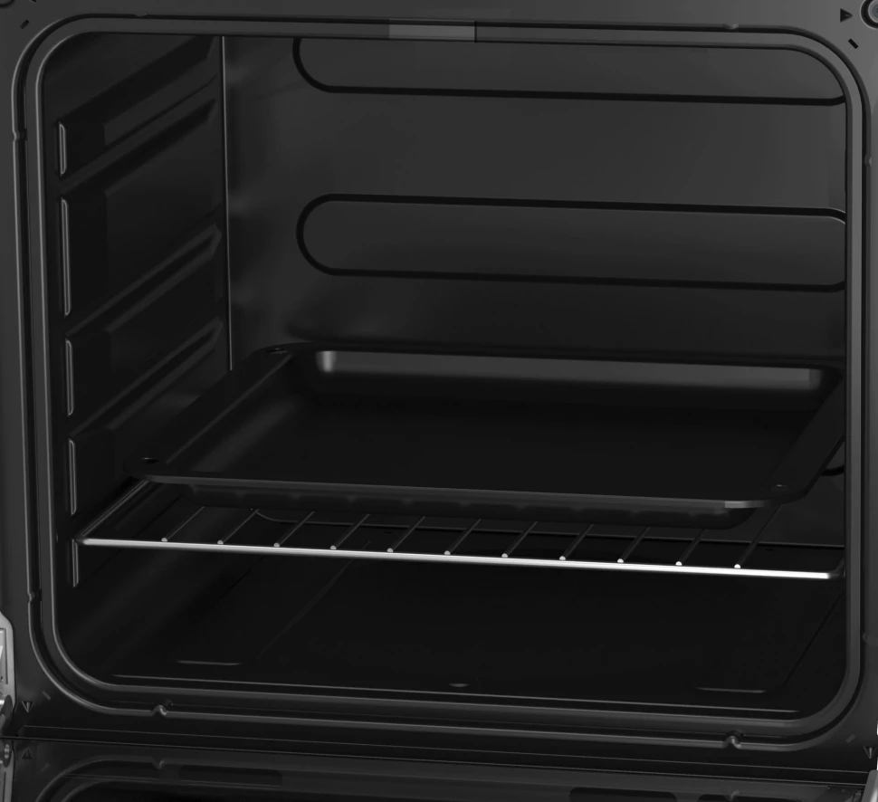 Плита Газовая Darina S GM 441 001 W белый/черный (без крышки) реш.сталь  