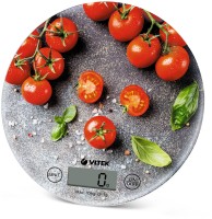 Весы кухонные электронные Vitek VT-8036 макс.вес:10кг серый/помидоры