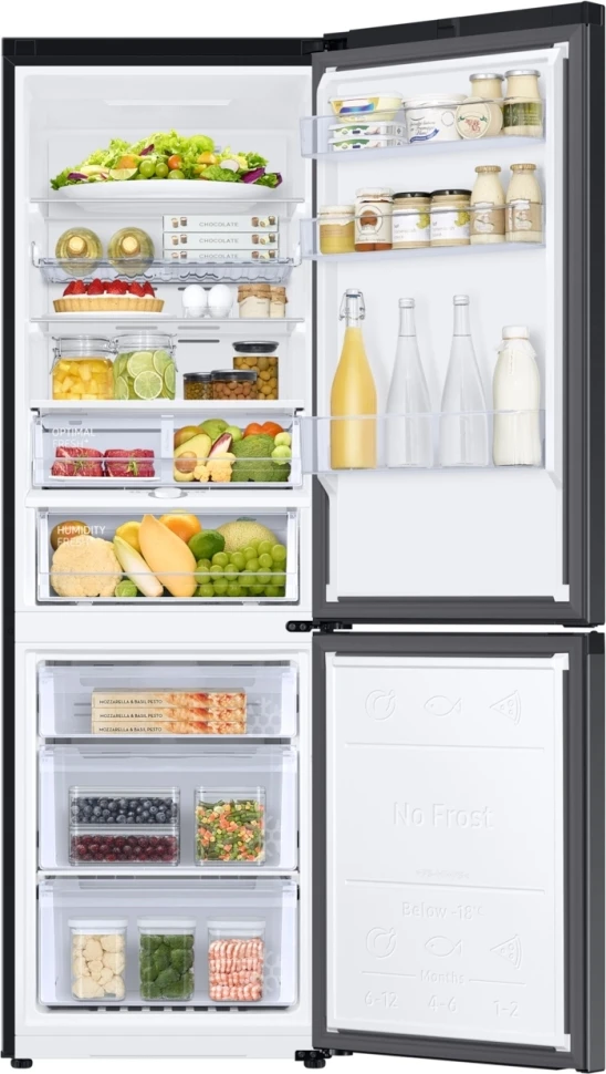 Холодильник Samsung RB34C675EBN/EF 2-хкамерн. черный инвертер  