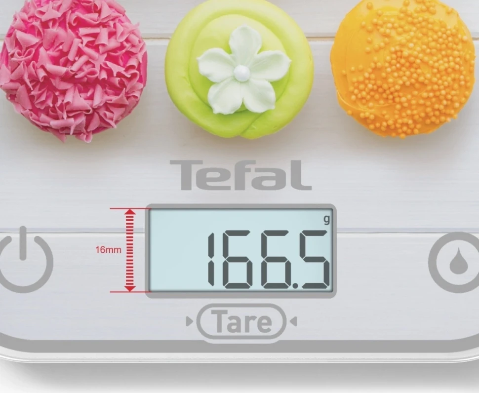 Весы кухонные электронные Tefal BC50D4V0 макс.вес:5кг белый