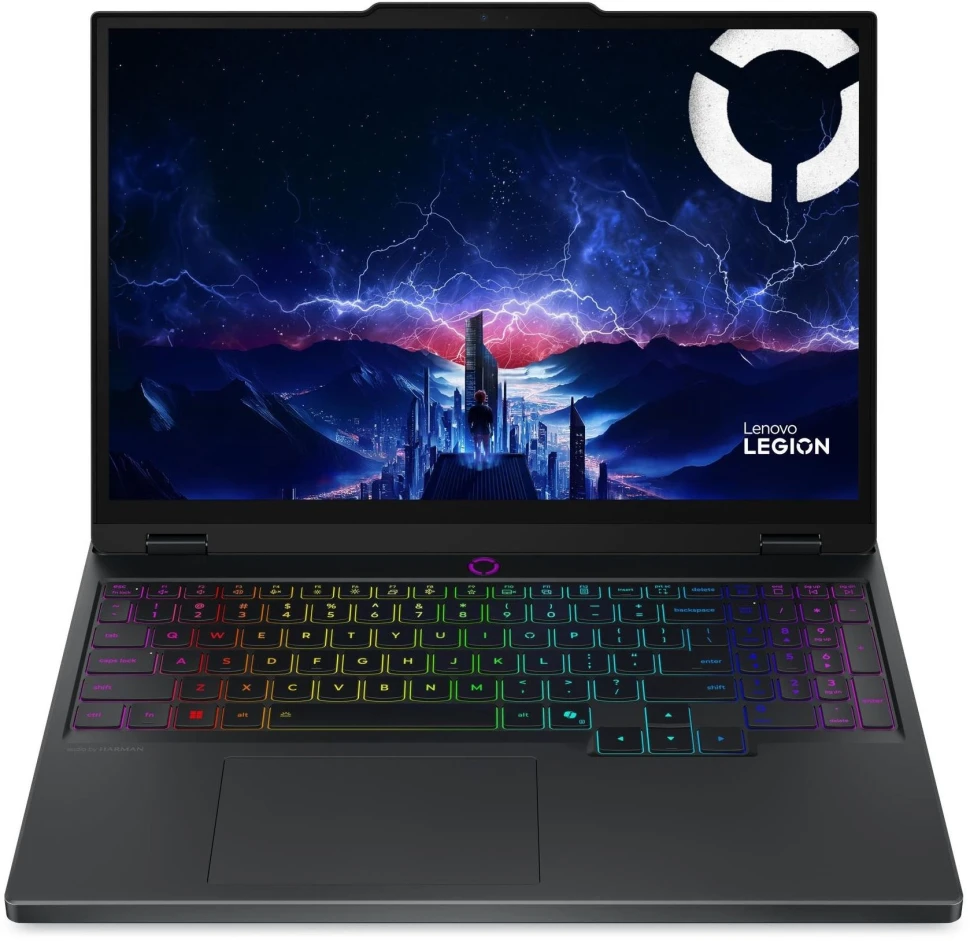 Ноутбук Lenovo Legion 5 15IAX10 Core Ultra 7 255HX 16Gb SSD512Gb NVIDIA GeForce RTX 5060 8Gb 15.1" OLED WQXGA (2560x1600) без ОС black WiFi BT Cam (83F0000GRK)  