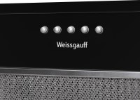 Вытяжка встраиваемая Weissgauff ALPHA 60 PB BL черный управление: кнопочное (1 мотор)