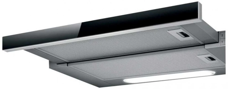 Вытяжка встраиваемая Elica Elite 14 Lux GRVT/A/90 серый/стекло черное управление: кнопочное (1 мотор)  