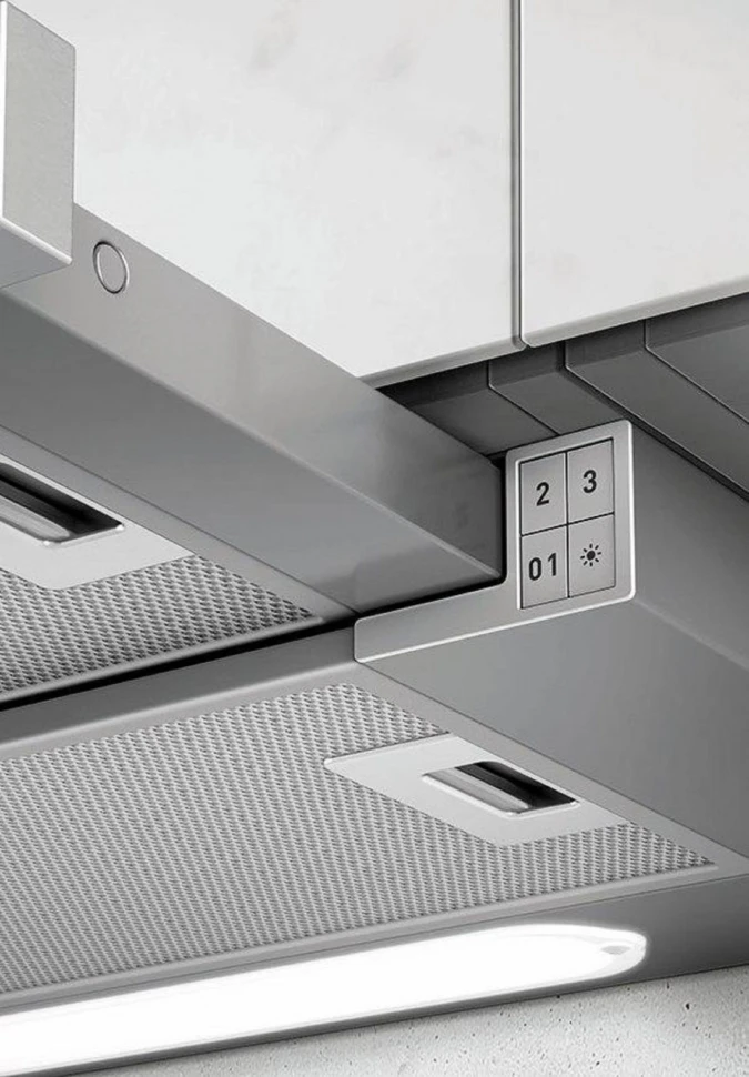 Вытяжка встраиваемая Elica Elite 14 Lux GRVT/A/90 серый/стекло черное управление: кнопочное (1 мотор)  