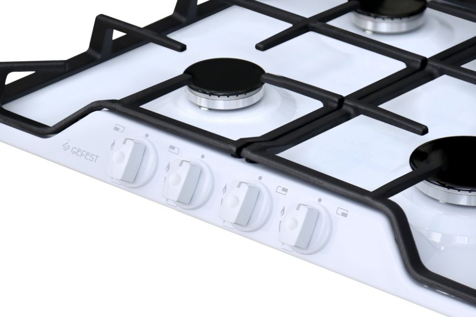Газовая варочная поверхность Gefest ПВГ 1212 белый  